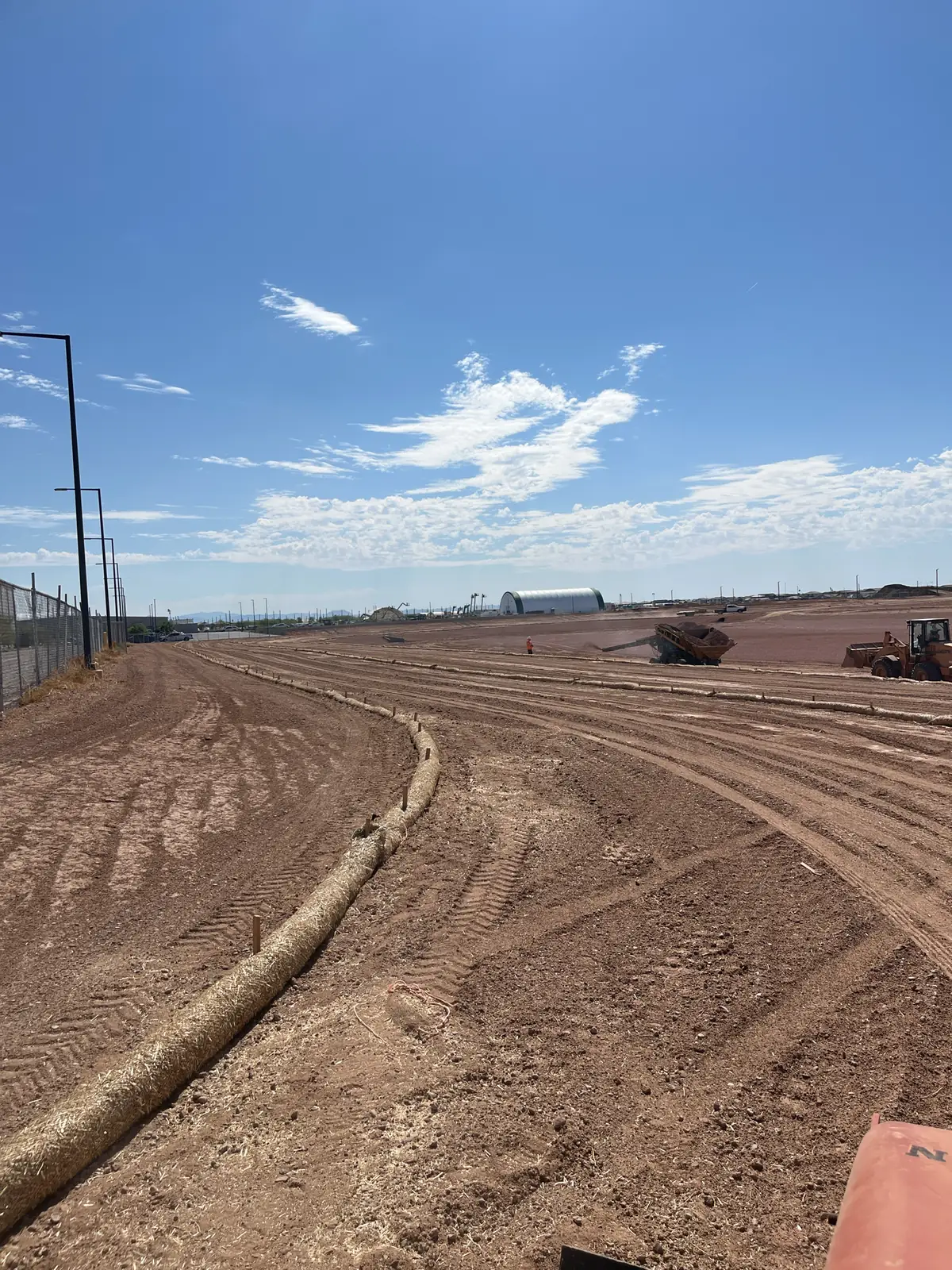 Professional Straw Wattle Installation